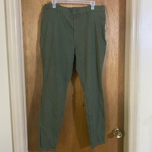 Jeggings, army green, Time and Tru XXL